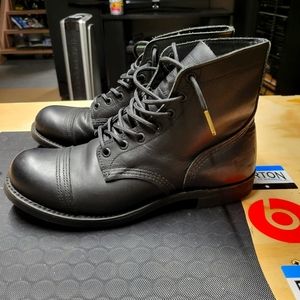 Red Wing4317 Iron Rangers Murdered Black Harness